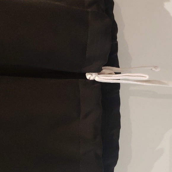 During Black Sleeveless Top Drawstring Bottom Women's Medium Black White - Picture 6 of 10